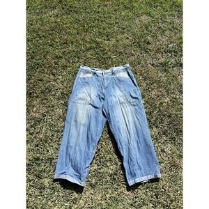 Blue Boy Created By Zam Jeans Mens 42x33 Carpenter Blue Denim Straight